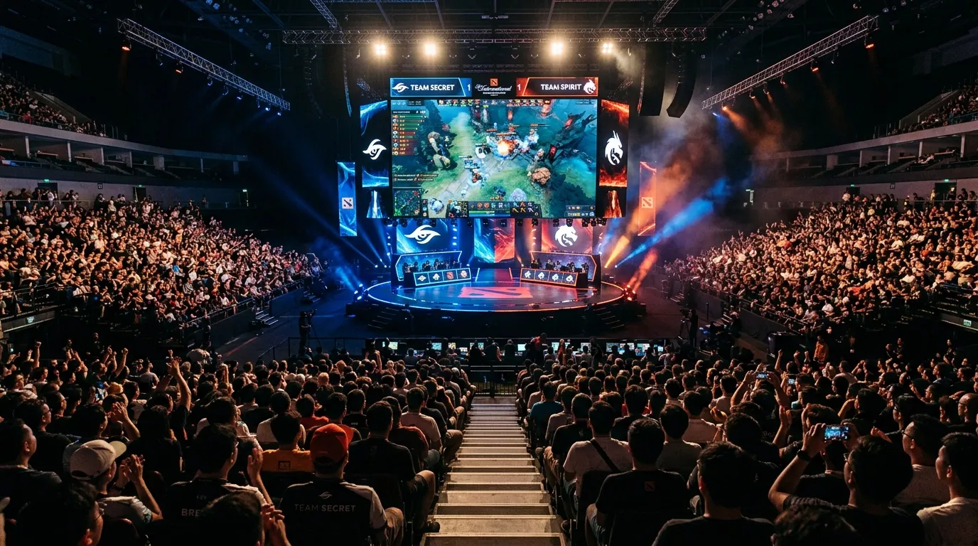 Gráficos de audiencia y viewership de Dota 2 con datos de The International y horas vistas
