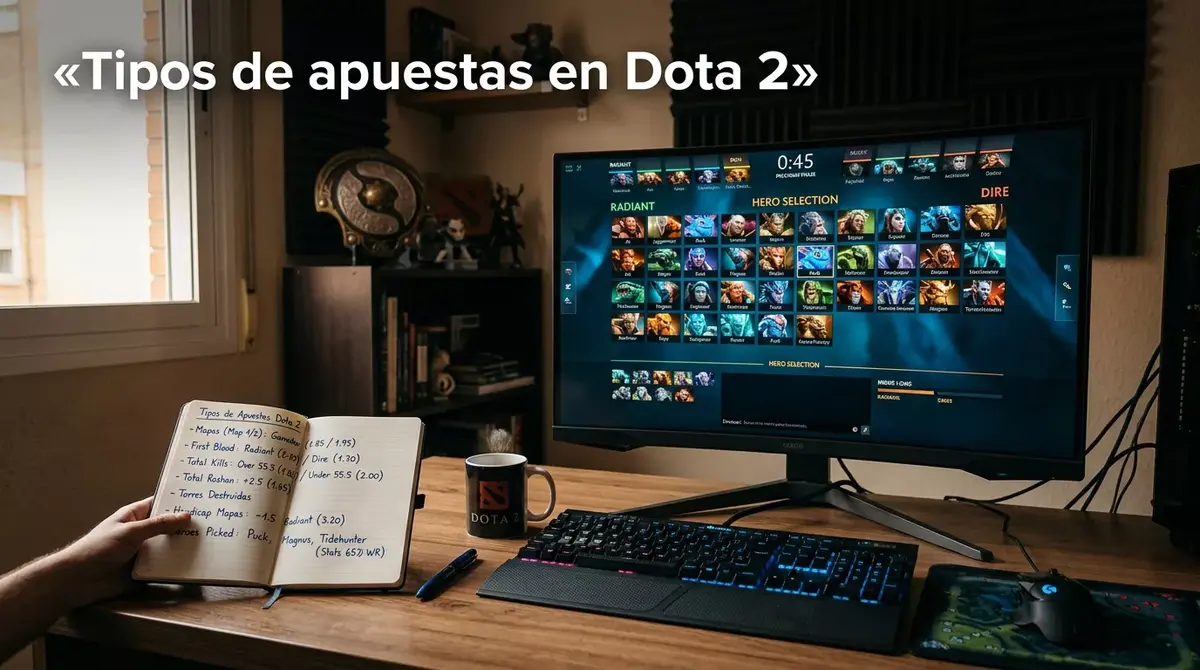 Tipos de apuestas en Dota 2 con ejemplos de mercados y cuotas